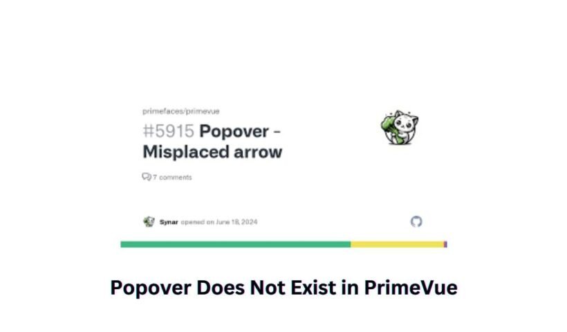 Popover Does Not Exist in PrimeVue